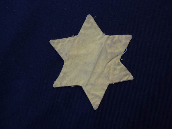 TK: Yellow star from grandfather’s overcoat