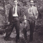 HE: Henry on the right, with school friend Edek Shannon (Szajnzicht), mid 1950s