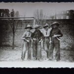 KM: Carnival in Cologne ca1936. "These were my local friends. They were- none of them were Jewish, but one of them [second from the right] - a year or so later - became a member of the Hitler Youth. Then …I didn't exist anymore."