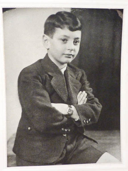 FB: In 1938. "Just after we came to England. I look like a nice young boy there. I think the picture flatters me, but that’s what I looked like when I was eight."