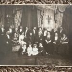 TH: Birthday dinner for great-grandfather Joseph Schülein (in the centre), brewery director who retired to castle Kaltenberg, Upper Bavaria