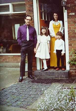 FK: With family, June 1972
