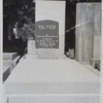 TA: Grandfather Max’s grave, in what’s called the New Jewish Cemetery in Prague, also commemorating his son Hugo, who perished in Kaufering