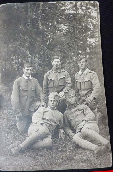 FB: Father as a Russian prisoner of war, possibly in Siberia, ca1916