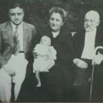 RL: Four generations: RL's father Hans, grandmother Berta, Berta's father Louis Markus and baby Rudolf, ca. 1926, Berlin
