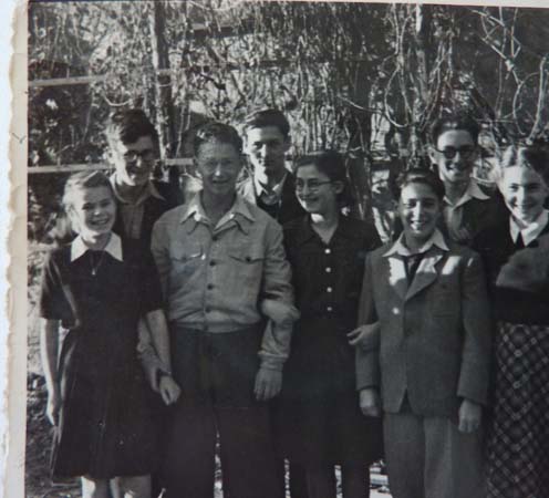 GF: Meeting of illegal Maccabi Hatzair, Zionist Youth Movement, Zilina, 1944