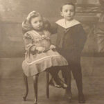 LK: Father Ernst Adler and his sister Julie, Vienna, ca1903