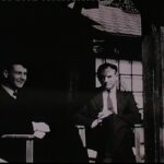 LB: With Prof. Sir Peter Medawar, Southampton, 1956