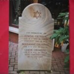 BG: Memorial stone to Bendix and Marianne (née Valk) Grunberg, erected by the town, Lingen, 1990s