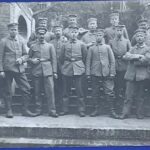 WF: Father with pipe, location not known, WW1