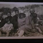 LB: With family, Baltic, 1929