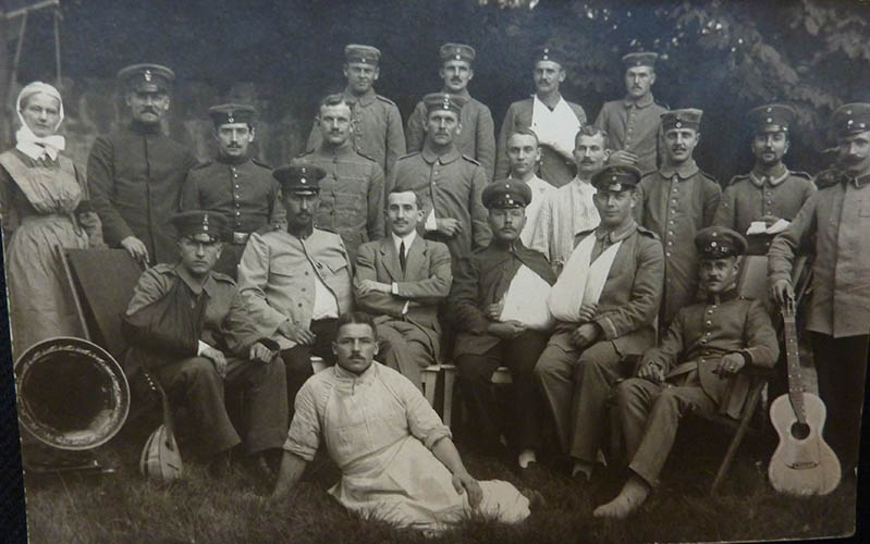 DH: Father during WW1 when he was a doctor at a military hospital, either in Germany or Austria, ca1915