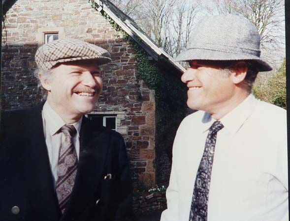 FL: With his twin brother Ralph (on the left)