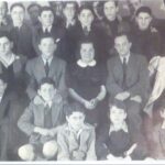 HJ: At the boys’ hostel for refugee children, Manchester. HJ is wearing glasses on the left