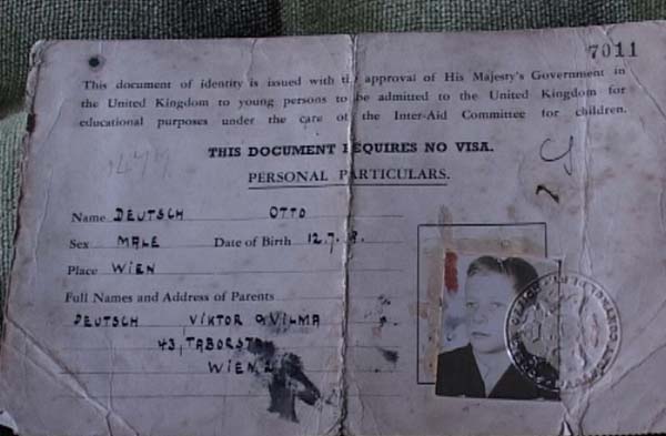 OD: Child travel document, Harwich