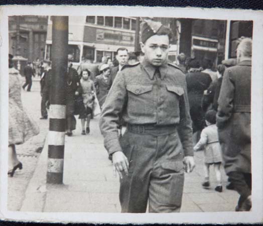 WK: During army training, Bradford, 1944