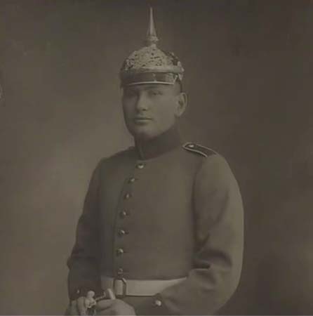 UG: Ferdinand Brann, father, WWI cavalry, 1914