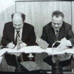 RL: Signing a contract in Moscow, early 1980s. "And this was a multi-million-pound contract. They sent me an invitation at about the year's end - just near- near the end - and said would I come out over the year’s end to sign a contract? And I was going to say, “Well I can’t- I can’t do that.” And they said, “Well the year is finished. You've got the financial allocation for that order. If you- if you don't sign it, it'll go away.” I travelled."