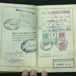 FH: UK visa, probably granted by Frank Foley
