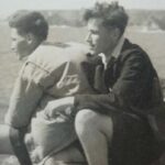 FL: As a teenager with his twin brother Ralph