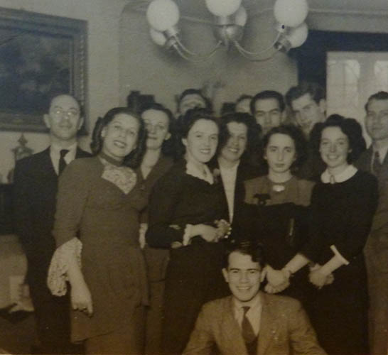 DH: With friends in London, early 1940s