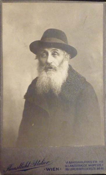 EG: Grandfather Israel Meyer Gottfried, Vienna, early 1920s