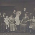 MG: Grandmother, grandfather, mother, sisters, Marion (baby), Berlin, 1912