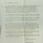 MS: Letter from the Political Warfare Executive regarding help during the war