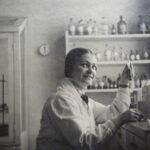 Liselotte's mother Regina Kapeller-Adler, who developed one of the first pregnancy tests. Her scientific achievements allowed the family to find residency in the UK in 1939 by by invitation from the Society for the Protection of Science and Learning
