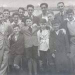 WK: With fellow refugees and kindertransportees, on first arrival at the farm, after arriving in the UK spring 1939