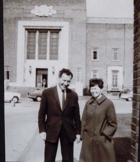 GV: Gerta with her second husband Sidney, shortly after they arrived in London, 1960