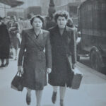 HW: With Aunt Betty in Oxford Street, ca 1946