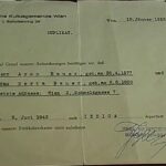 GG: Confirmation that parents were deported to Izbica, 1956