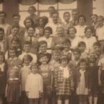 DB: With and her Jewish classmates, Memel, ca 1938
