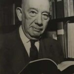 MF: Father Alfred Wiener at the Wiener Library, 1953