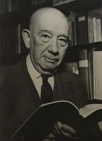 MF: Father Alfred Wiener at the Wiener Library, 1953