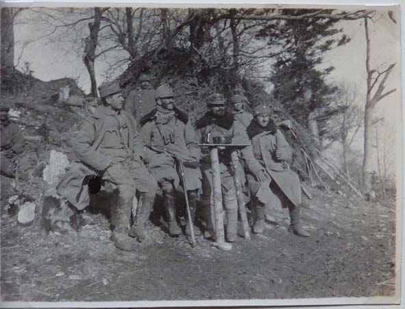FK: Father Josef on the left of the photograph, taken probably on the Russian front, during the First World War