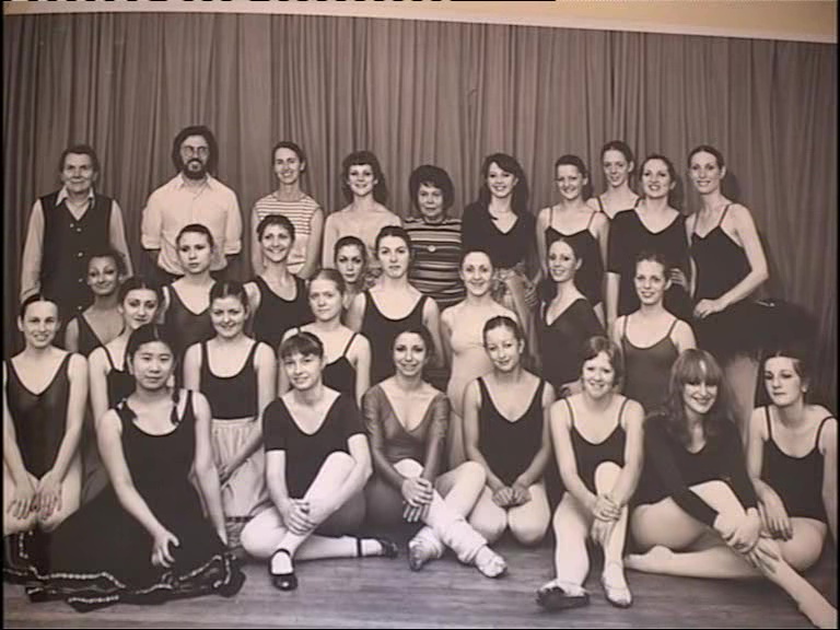 SM: An end of term photograph of the Stella Mann School of Dancing. London, 1979