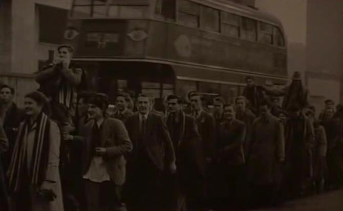 LF: At International Students Day, London, 1948
