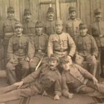 LP: Father, Joseph Schwartz, 1916 ( in the centre of the back row)