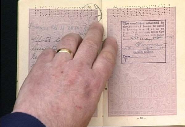 GF: UK visa, 1938