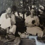 VM: Mother and father at a picnic, place unknown, early 1930s
