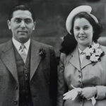 HE: Willy and Helga (nee Fantl) Ederer, Wedding day, London, 1950
