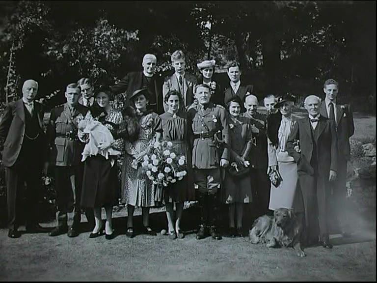 HG: Wedding of youngest daughter of employer, September 1939. "They had the reception in the house and I prepared the reception which wasn’t actually a total success because I wasn’t familiar with English food."