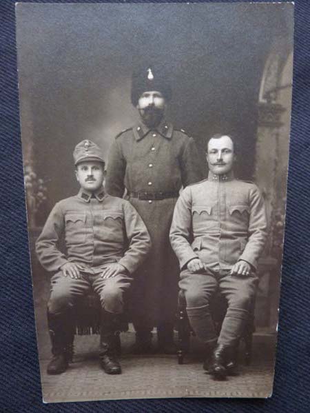 EB: Maternal grandfather Hermann Hirsch on the right, during WW1