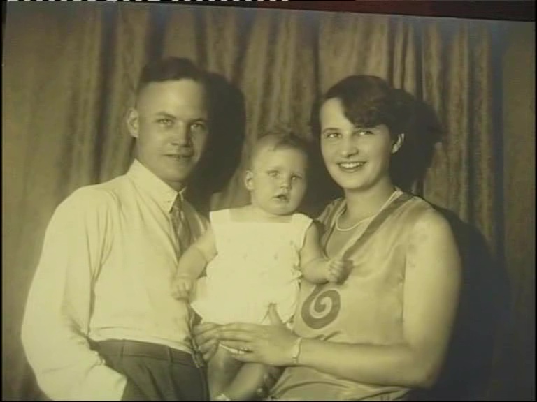 MS: With her first husband, Dr. Hans Müller, and son, John, Cologne, (late 1920s or early 1930s)