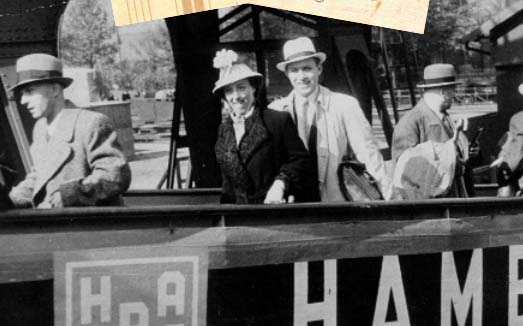 Boarding the St Louis, and mementoes from its ill-fated journey, 1938